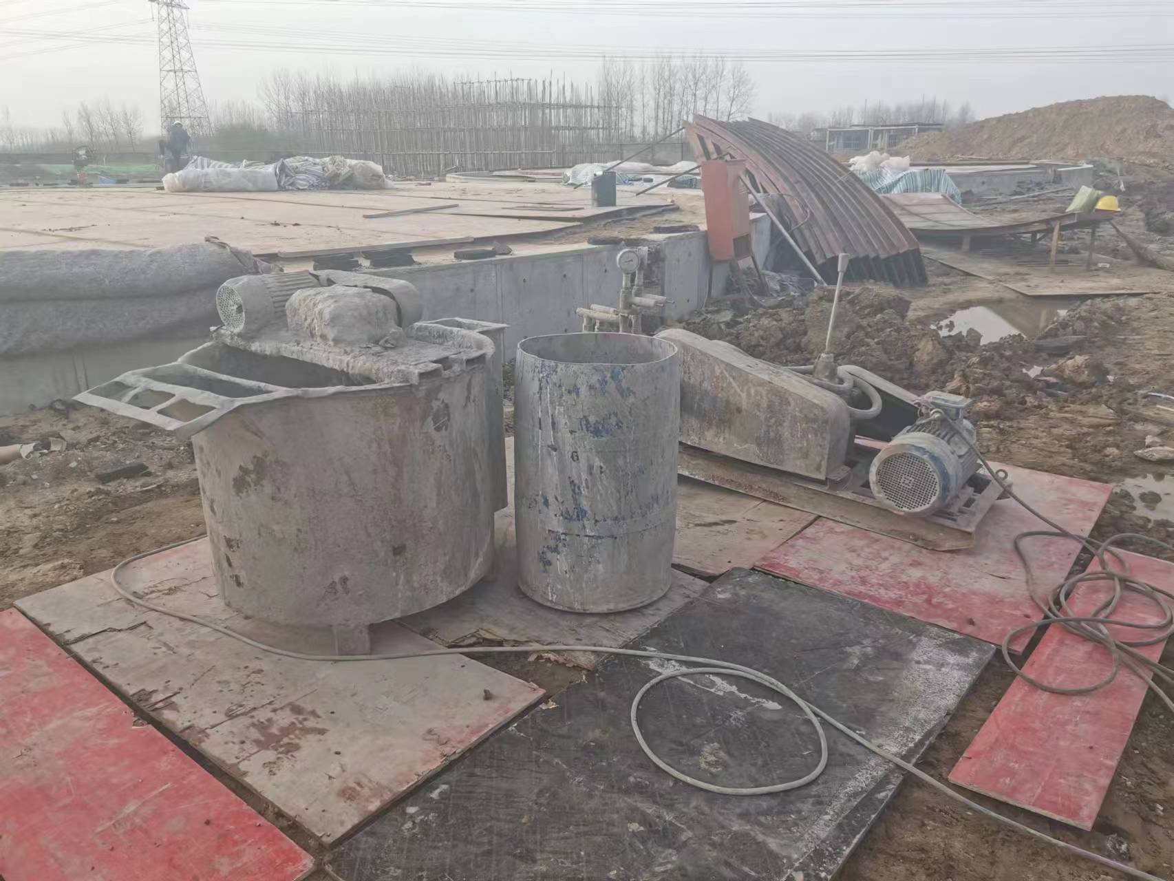 福田设备基础注浆